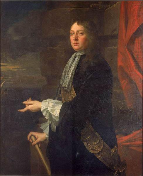 Sir Peter Lely Flagmen of Lowestoft: Admiral Sir William Penn, oil painting picture